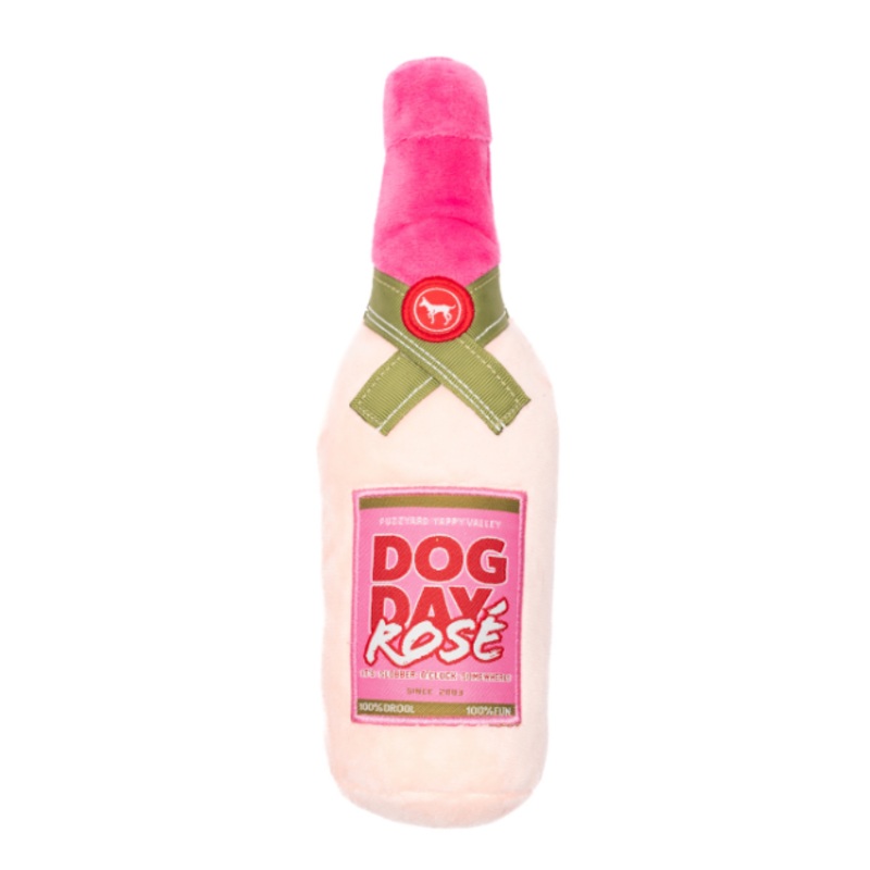 FuzzYard Squeaky Booze Plush Dog Toy (Dog Day Ros)