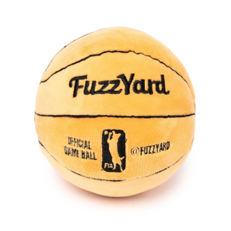 FuzzYard Squeaky Plush Dog Toy (Basketball)
