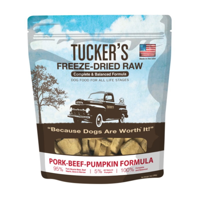 TRY & BUY: Tucker's Complete & Balanced Freeze-Dried Raw Dog Food (Pork-Beef-Pumpkin)