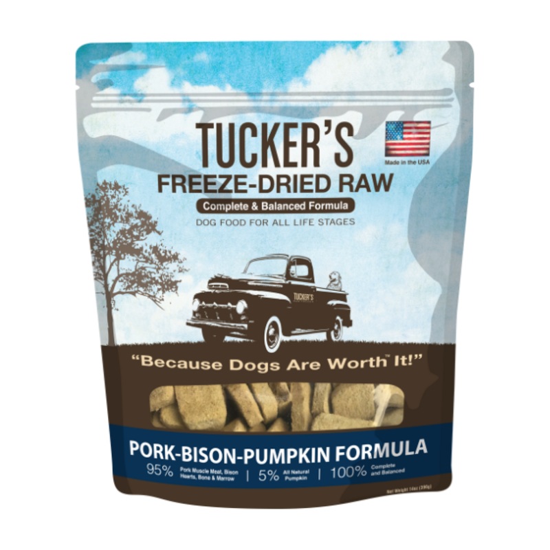TRY & BUY: Tucker's Complete & Balanced Freeze-Dried Raw Dog Food (Pork-Bison-Pumpkin)