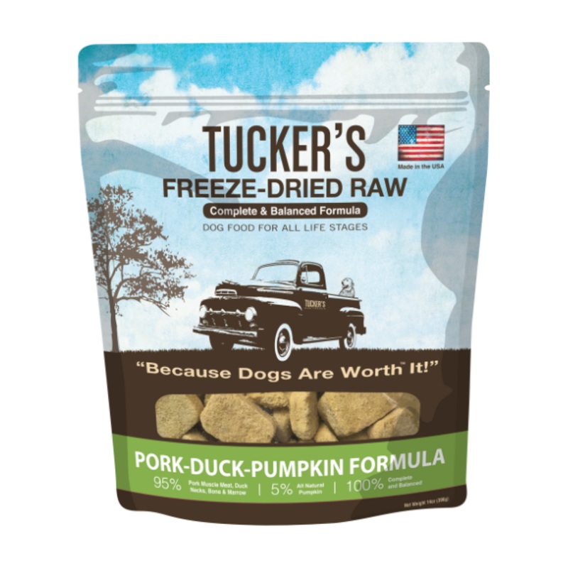 TRY & BUY: Tucker's Complete & Balanced Freeze-Dried Raw Dog Food (Pork-Duck-Pumpkin)
