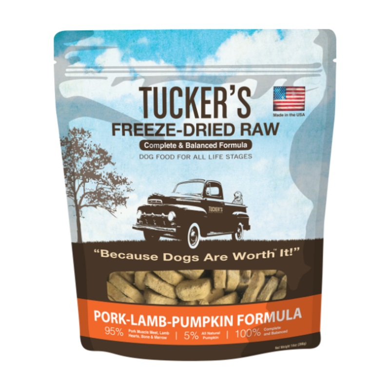 TRY & BUY: Tucker's Complete & Balanced Freeze-Dried Raw Dog Food (Pork-Lamb-Pumpkin)