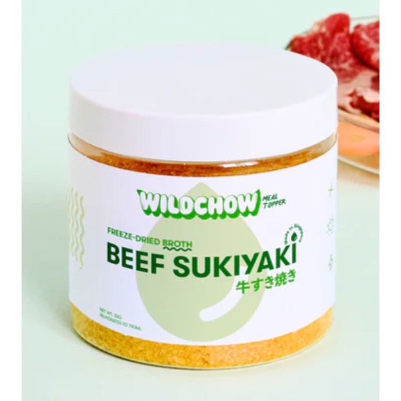 WildChow Freeze-Dried Bone Broth Powder (Beef Sukiyaki)