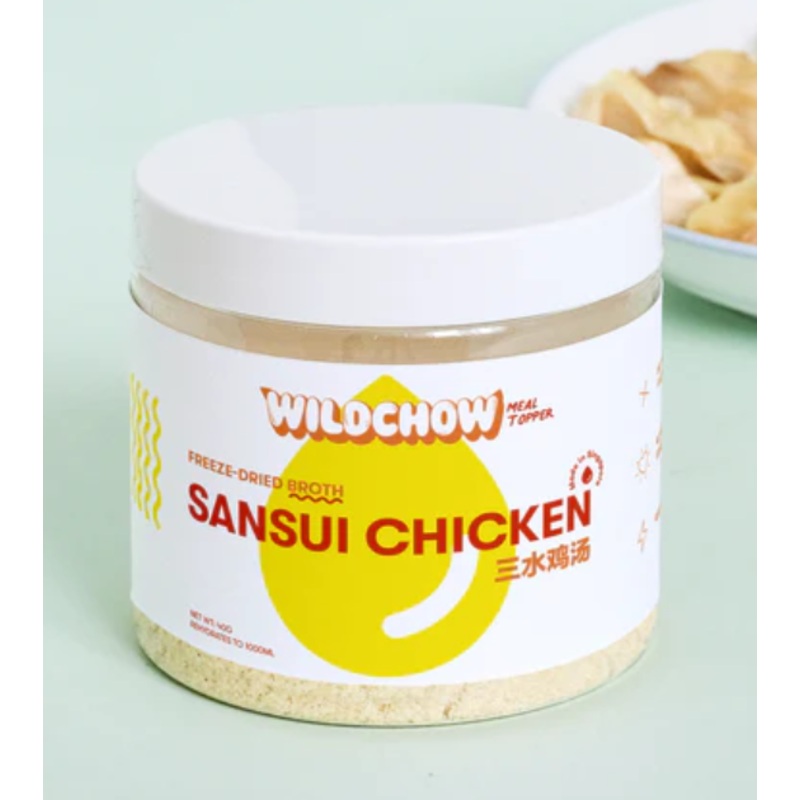 WildChow Freeze-Dried Bone Broth Powder (Sansui Chicken)