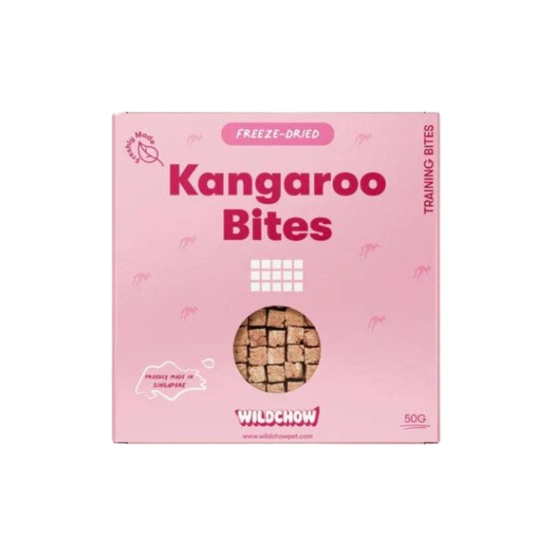 WildChow Freeze Dried Dog Treats (Kangaroo Training Bites)