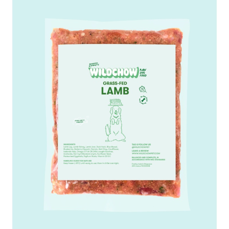 WildChow Raw Dog Food (Lamb)