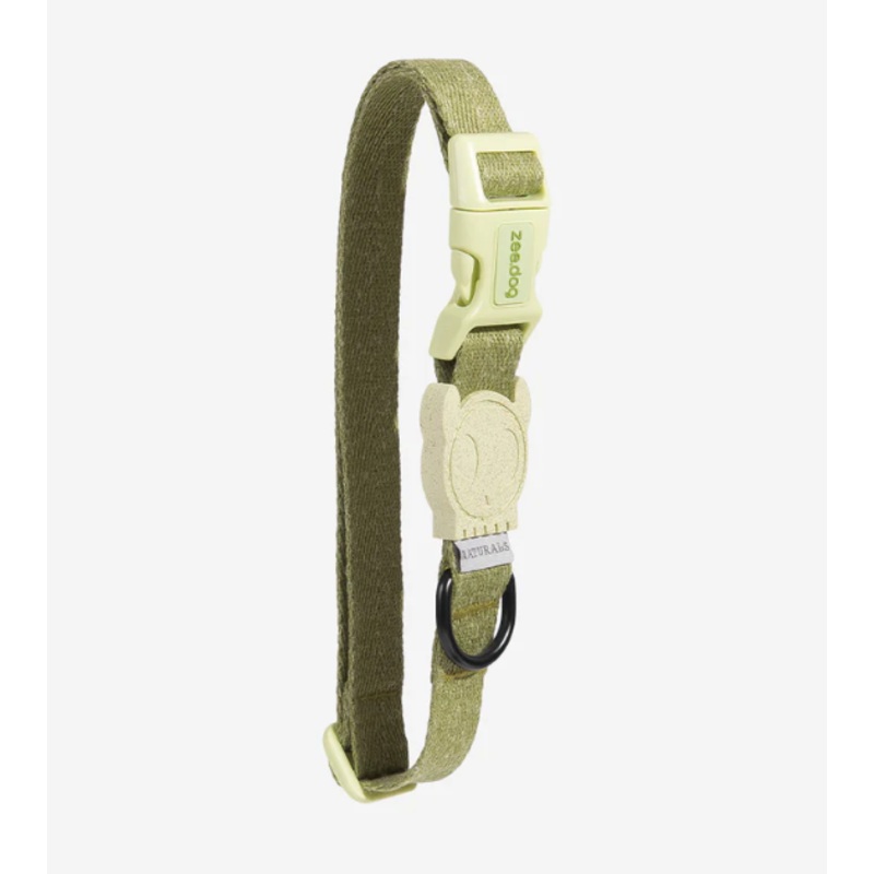 Zee.Dog Naturals Collection Dog Collar (Moss)
