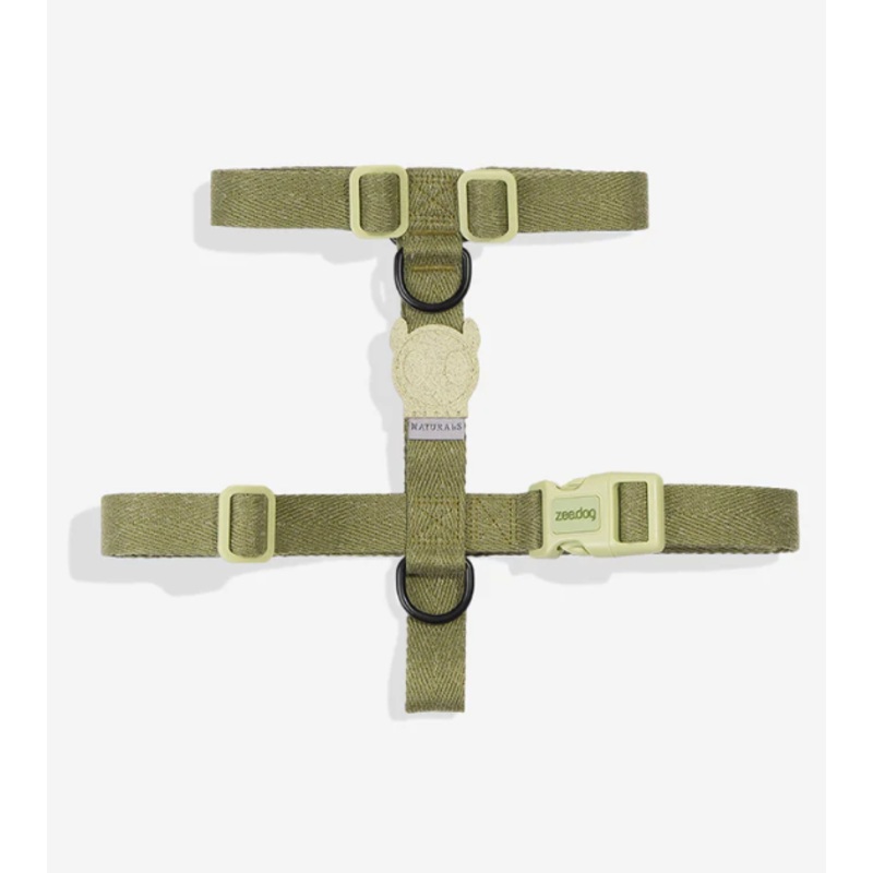 Zee.Dog Naturals Collection Dog H-Harness (Moss)