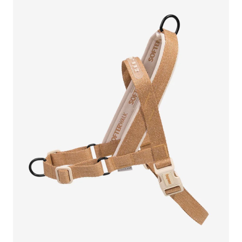 Zee.Dog Naturals Collection Soft-Walk No-Pull Dog Harness (Dune)