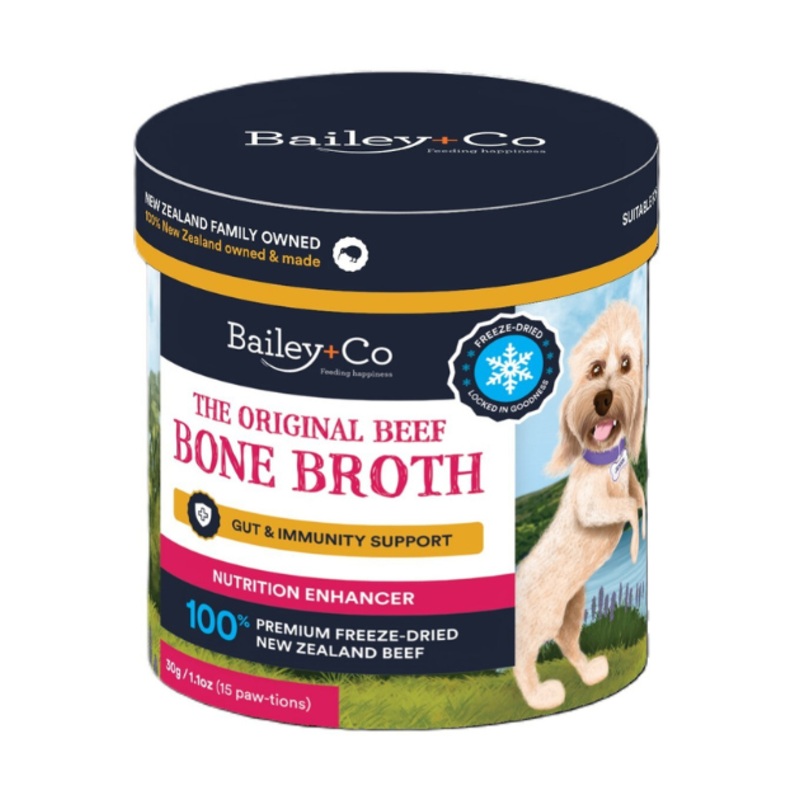 Bailey+Co New Zealand Original Beef Bone Broth (Gut & Immunity Support)