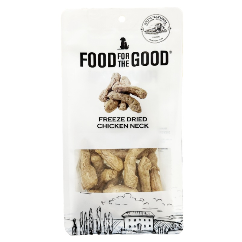 Food For The Good Freeze Dried Cat & Dog Treats (Chicken Neck)