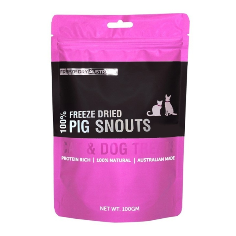 Freeze Dry Australia Pig Snouts Freeze Dried Cat & Dog Treats