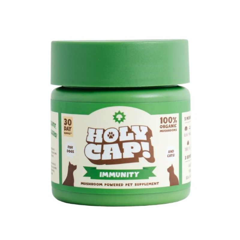 Holy Cap Medicinal Mushroom Supplement for Dogs (Immunity)