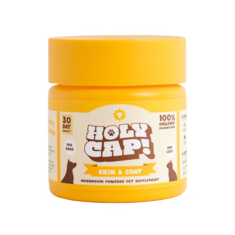 Holy Cap Medicinal Mushroom Supplement for Dogs (Skin & Coat)