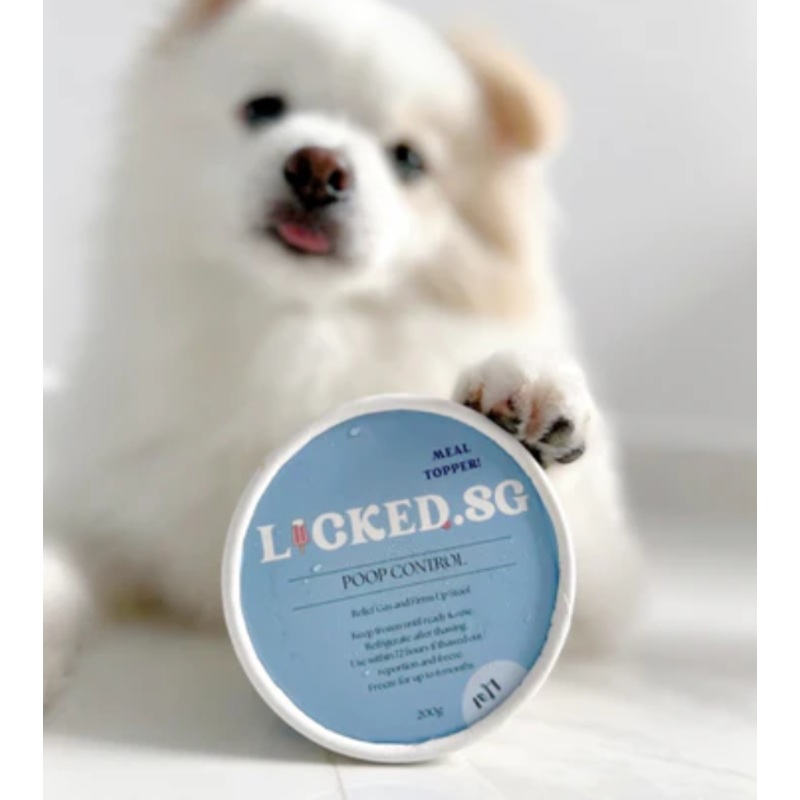 Licked Booster Frozen Meal Topper for Dogs (Poop Control)