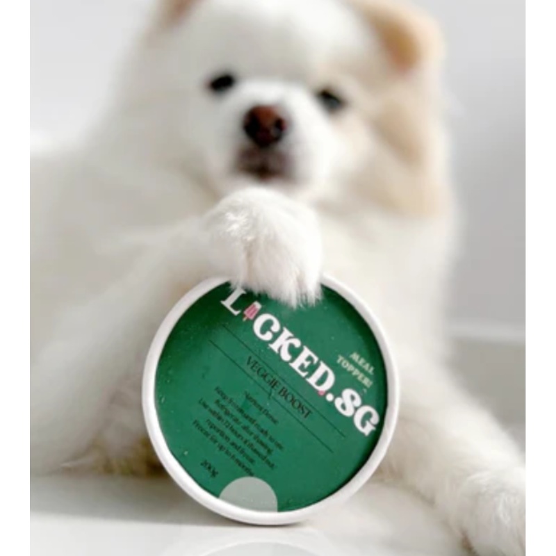 Licked Booster Frozen Meal Topper for Dogs (Veggie Boost)