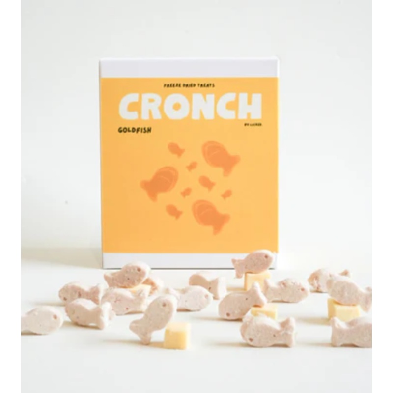 Licked CRONCH Freeze Dried Dog & Cat Treats (Goldfish)