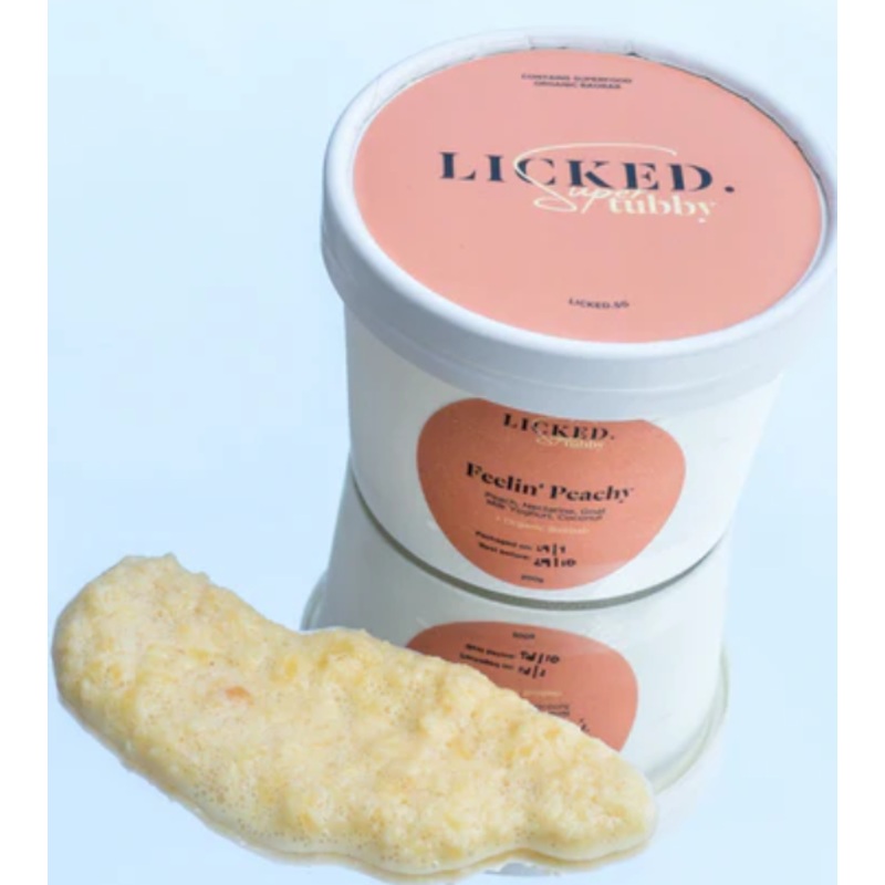 Licked Super Tubby Froyo Frozen Dog Treats (Feelin Peachy)