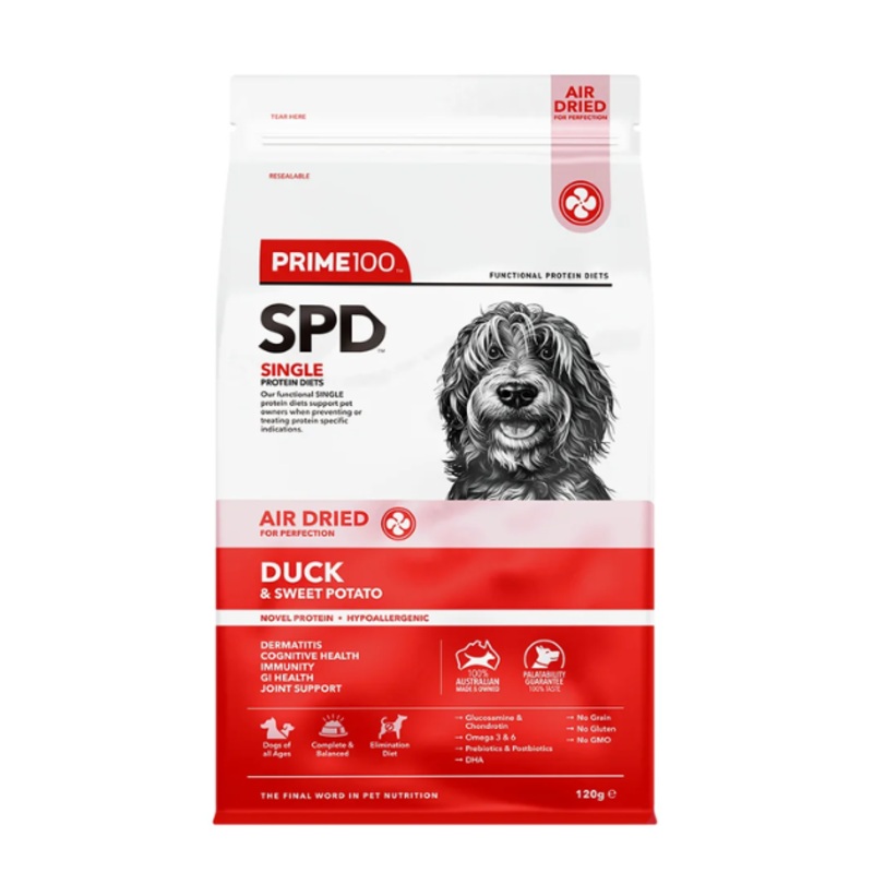 Prime100 SPD Limited Ingredients Air Dried Dog Food (Duck & Sweet Potato)