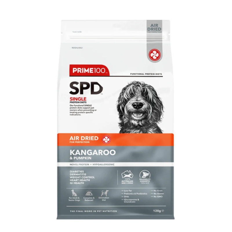 Prime100 SPD Limited Ingredients Air Dried Dog Food (Kangaroo & Pumpkin)