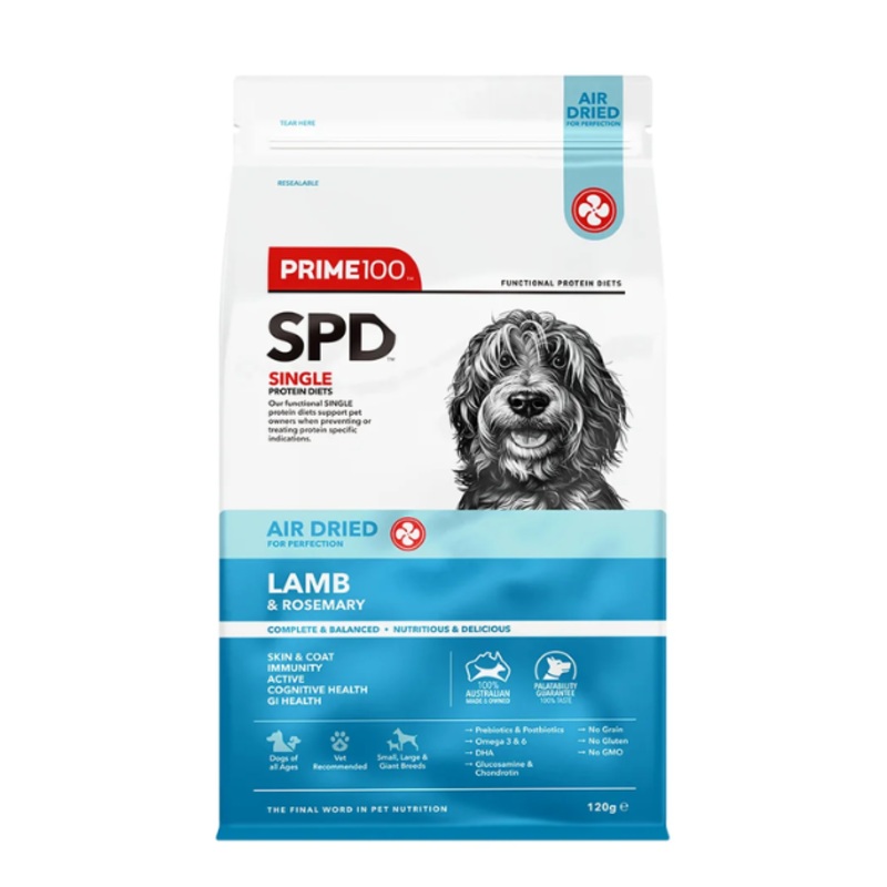 Prime100 SPD Limited Ingredients Air Dried Dog Food (Lamb & Rosemary)