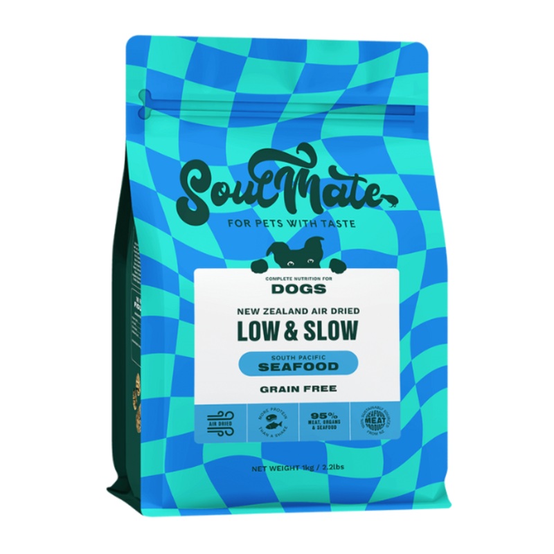 SoulMate LOW & SLOW Grain Free Dog Food (South Pacific Seafood)