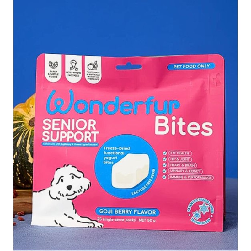 Wonderfur Bites Freeze Dried Kefir Dog Treats (Senior Support)