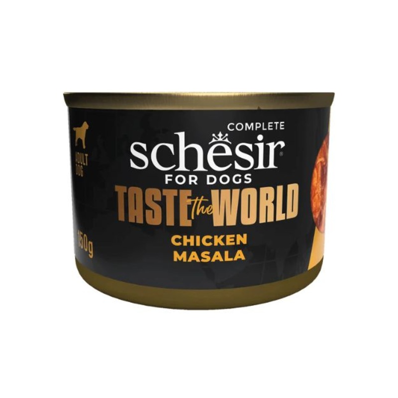 $3.60 ONLY [PWP SPECIAL]: Schesir Taste The World Wet Dog Food (Chicken Masala Adult)