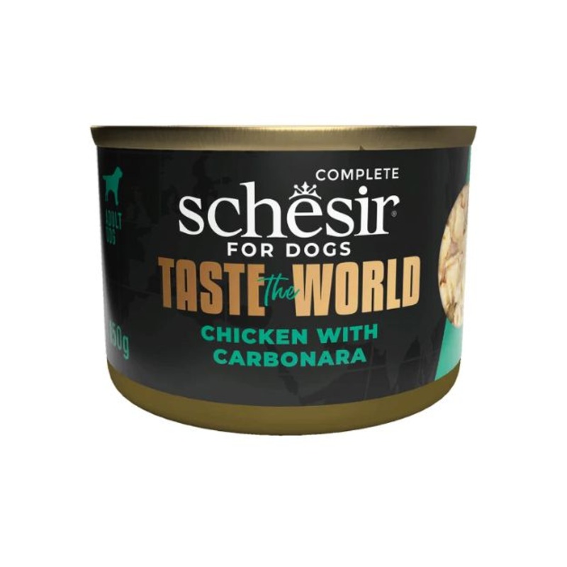 $3.60 ONLY [PWP SPECIAL]: Schesir Taste The World Wet Dog Food (Chicken With Carbonara)