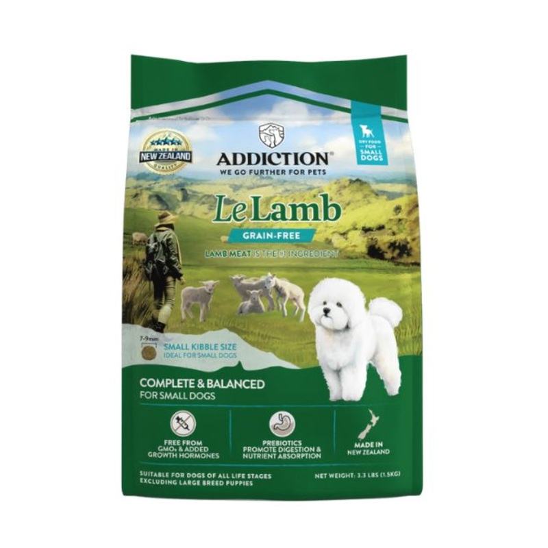 Addiction Dry Dog Food (Le Lamb For Small Dogs)