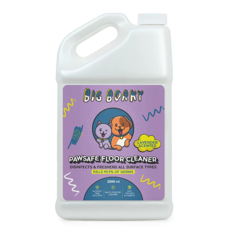 Big Borky Lavender Scented Pawsafe Floor Cleaner (Disinfects & Freshens All Surface Types)