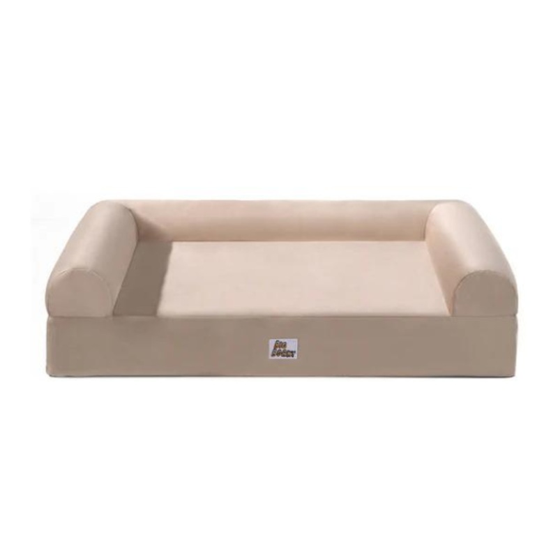 Big Borky Washable Dog Bedsheet - Headrest Version (Creamy Latte)