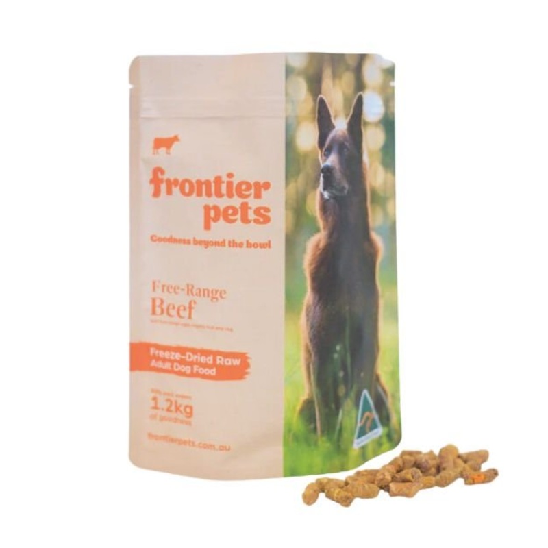 Frontier Pets Freeze Dried Raw Dog Food (Free-Range Beef)