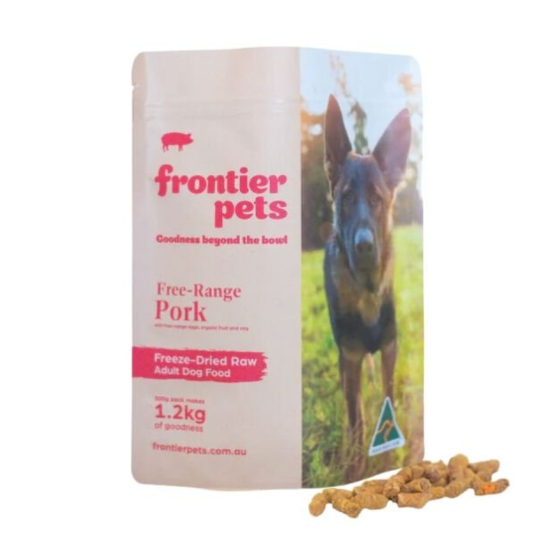 Frontier Pets Freeze Dried Raw Dog Food (Free-Range Pork)