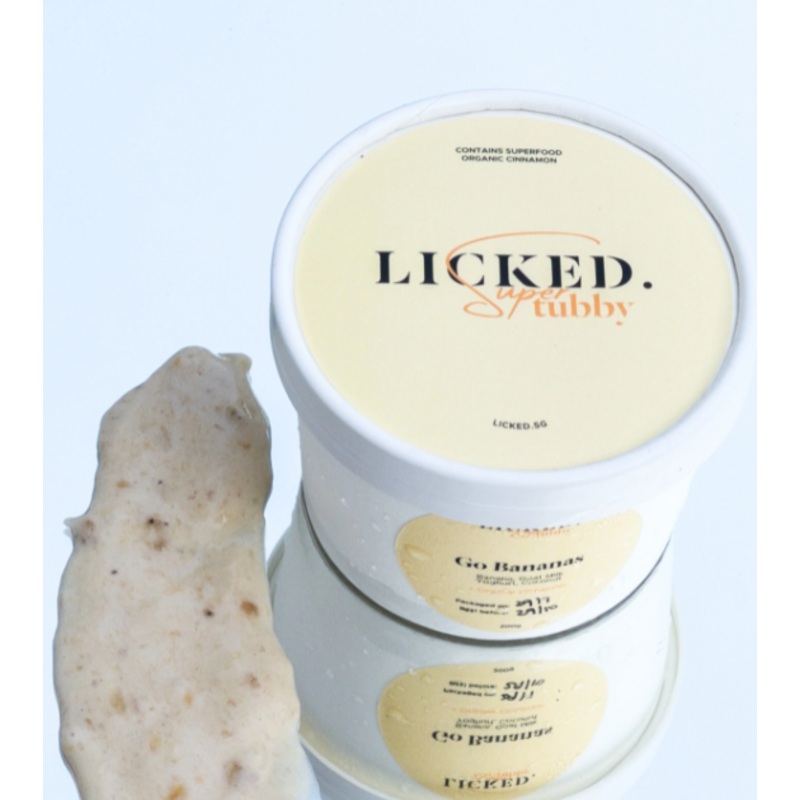 Licked Super Tubby Froyo Frozen Dog Treats (Go Bananas)