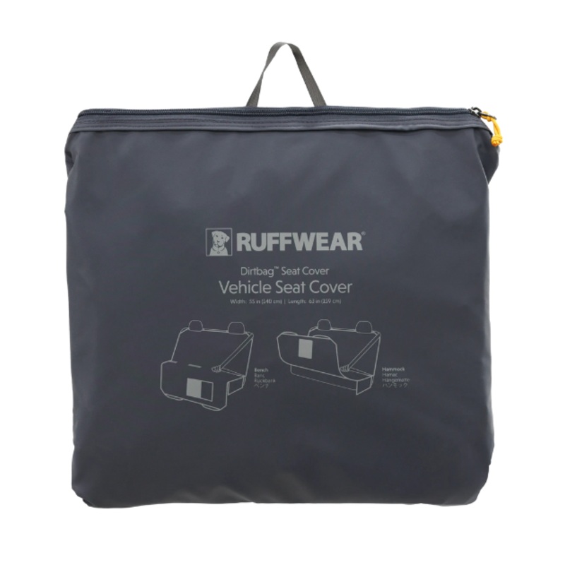 Ruffwear Dirtbag Machine Washable Car Seat Cover (Basalt Gray)