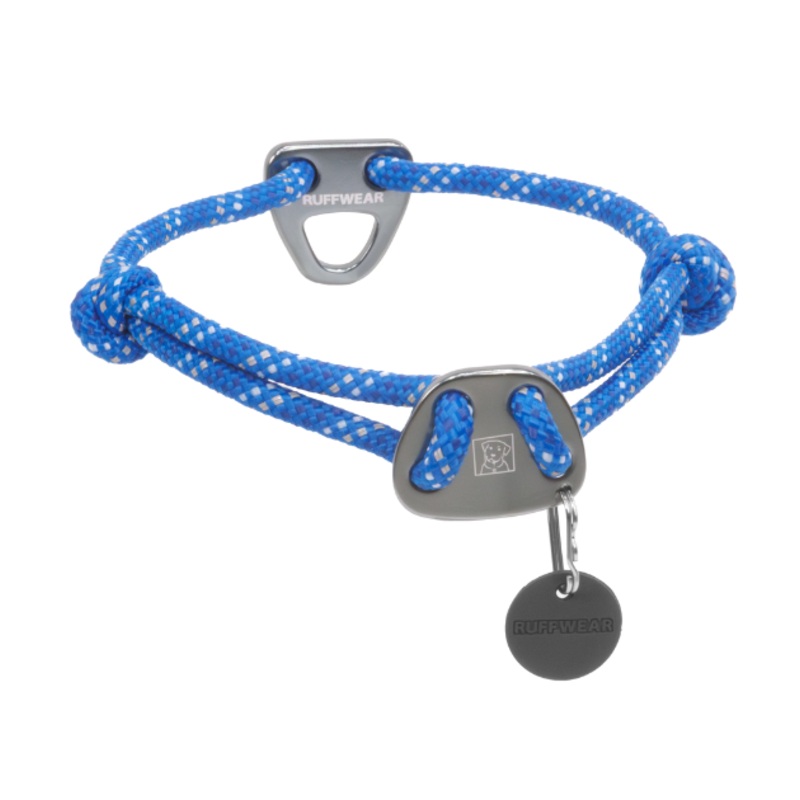 Ruffwear Knot-a-Collar Reflective Rope Dog Collar (Blue Pool)