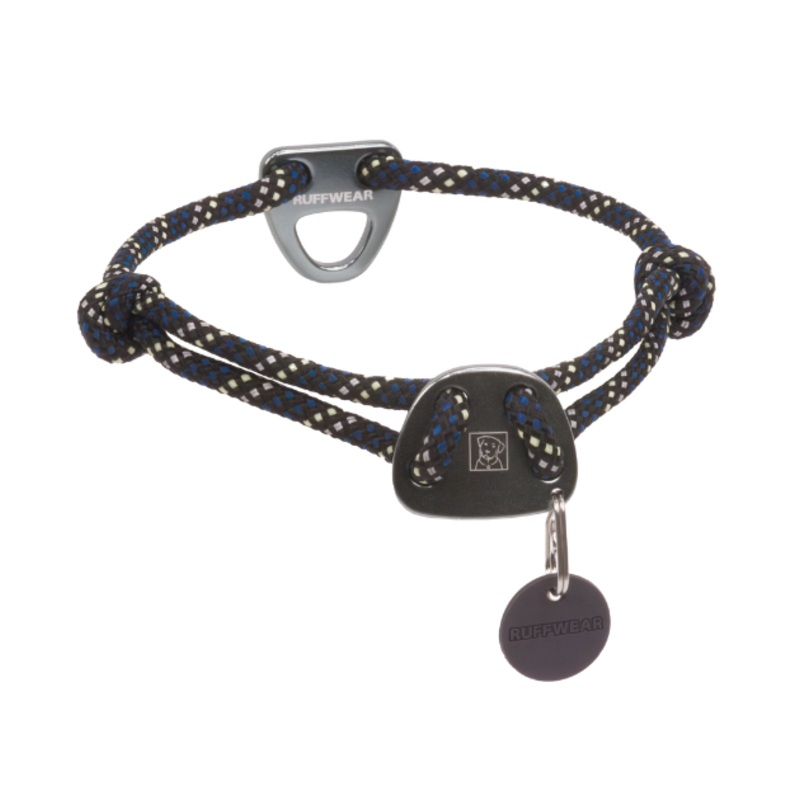 Ruffwear Knot-a-Collar Reflective Rope Dog Collar (Obsidian Black)
