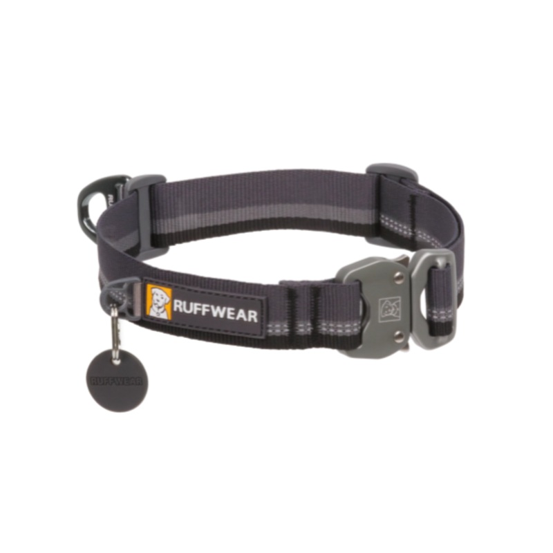 Ruffwear Top Rope Reflective Ballasted Dog Collar (Basalt Gray)
