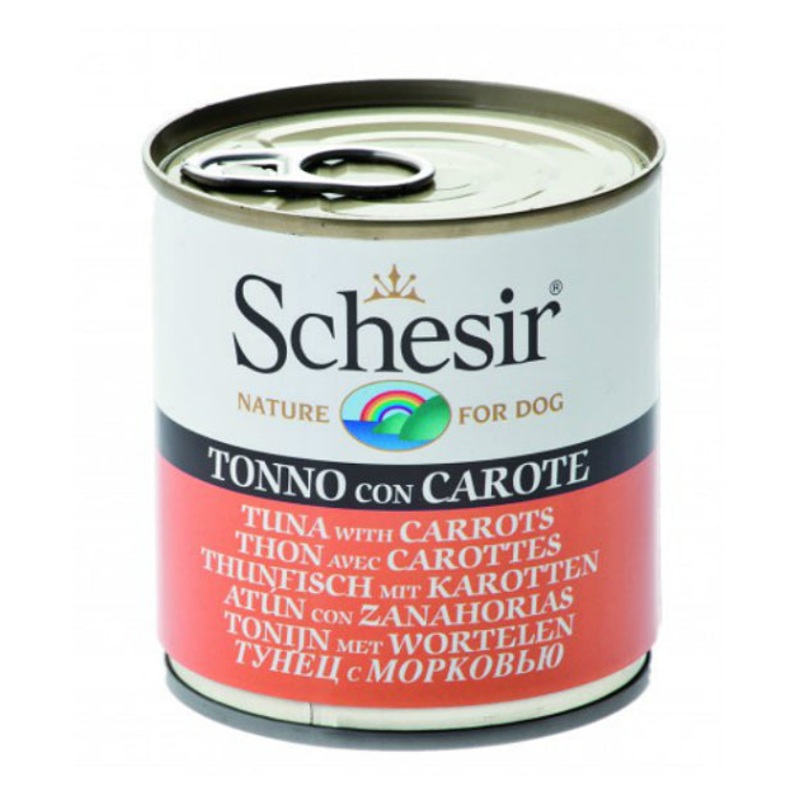 Schesir Wet Dog Food (Tuna With Carrots)