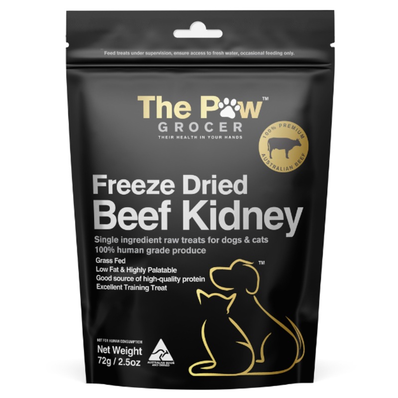 The Paw Grocer Freeze Dried Cat & Dog Treats (Beef Kidney)