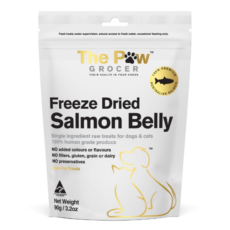 The Paw Grocer Freeze Dried Cat & Dog Treats (Salmon Belly)