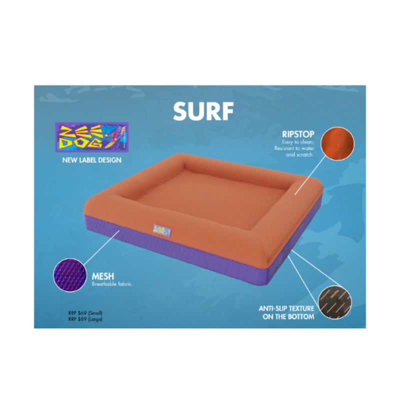 Zee.Dog Bed Cover (Surf)