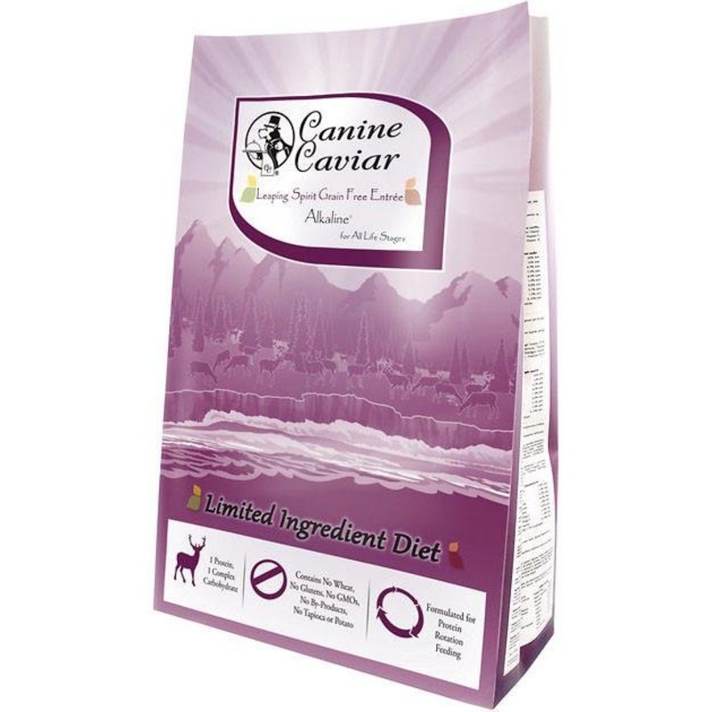 Canine Caviar Leaping Spirit Venison & Split Pea Dry Dog Food
