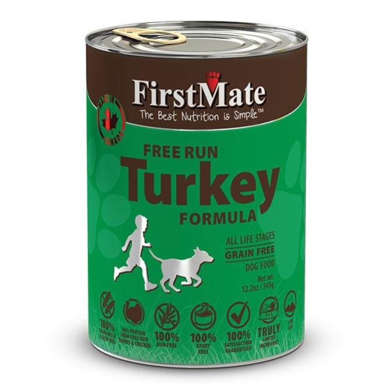 FirstMate Grain Free, Free Run Turkey Wet Dog Food