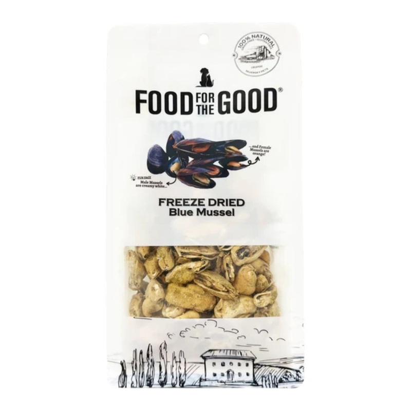 Food For The Good Freeze Dried Cat & Dog Treats (Blue Lipped Mussels)