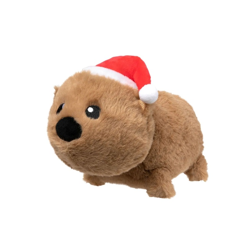 FuzzYard Christmas Dog Toy (Felix-Navidad the Wombat)
