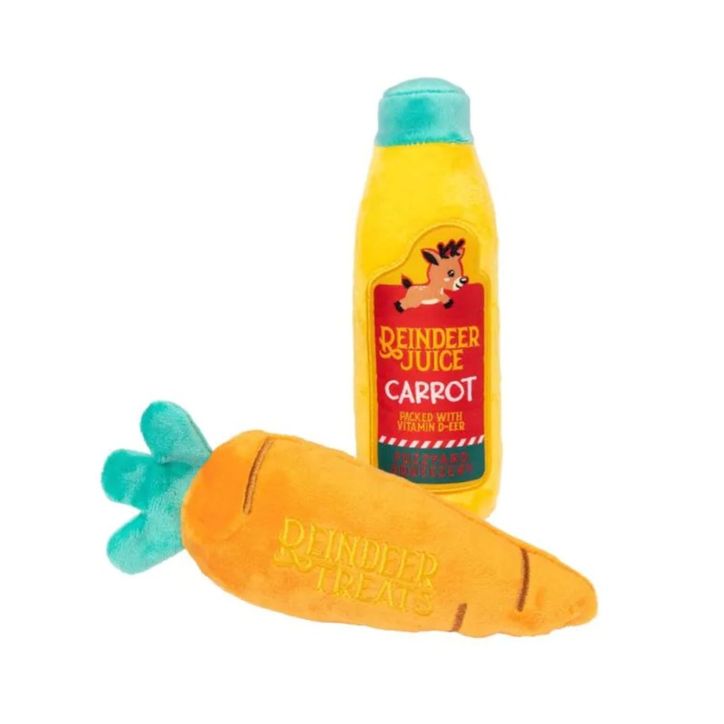 FuzzYard Christmas Dog Toy (Reindeer's Lunch 2pc)