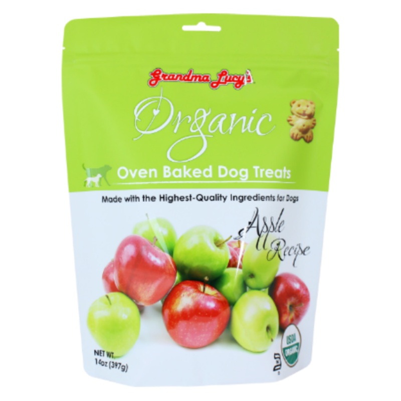 Grandma Lucys Organic Oven Baked Apple Dog Treats