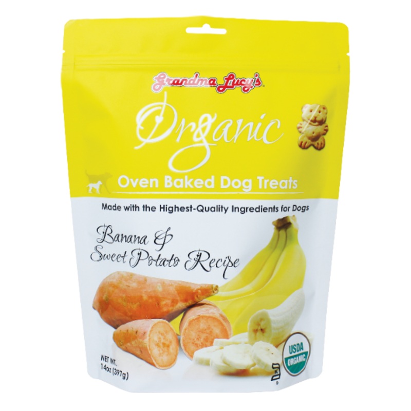 Grandma Lucys Organic Oven Baked Banana & Sweet Potato Dog Treats